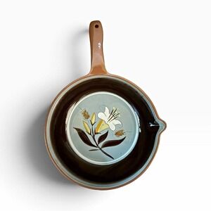 Stangl Vintage Ceramic Skillet Pour Spout Model 1712 Fall Thanksgiving As Is